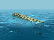 The economy sinking, in recession, output falling