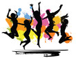 jumping peoples