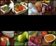collage con fondo nero
