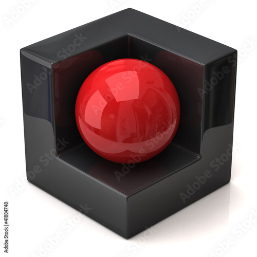 Illustrazione: Abstract geometric figure Abstract geometric figure