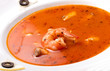 Hot and sour soup and shrimp in condensed water Hot and sour soup and shrimp in condensed water