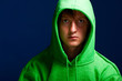 man under hood