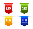 Vector: New arrival vector ribbons set New arrival vector ribbons set
