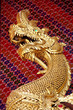 Photo: dragon on colorful glass, Thailand dragon on colorful glass, Thailand