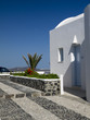 White Buildings on the island of Santorini Greece