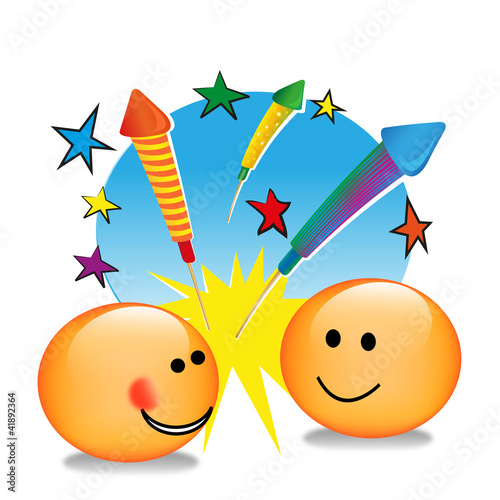 Vector: smiley - silvester smiley - silvester