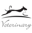 Cat and dog logo silhouette