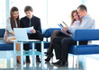 Business team at the meeting