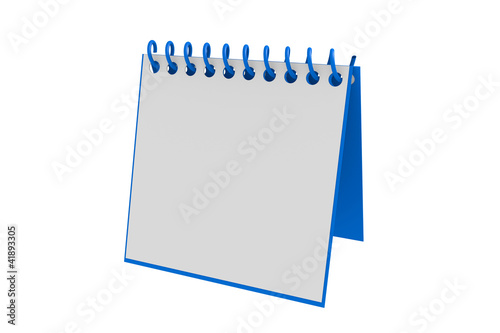 Illustration: Spiralblock blau Spiralblock blau