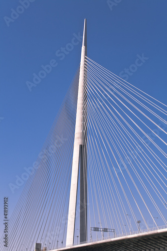 Photo: Pylons bridge in Belgrade Pylons bridge in Belgrade