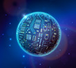 techno globe
