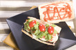 Open Face Vegan Banh Mi Vietnamese Sandwich