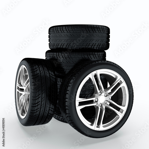 Illustration: Car wheel Car wheel