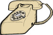 Beige Rotary Telephone Beige Rotary Telephone