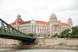 historic bath house spa architecture Chain Bridge Danube River B