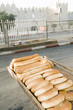 bageleh bread Jerusalem street market view of Damascus Gate Isra