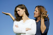 Photo: Family argument, mother and daughter dispute Family argument, mother and daughter dispute