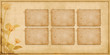 Vintage cover for portfolio or photoalbum with frames Vintage cover for portfolio or photoalbum with frames