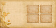 Vintage cover for portfolio or photoalbum with frames Vintage cover for portfolio or photoalbum with frames