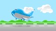 Airplane take off