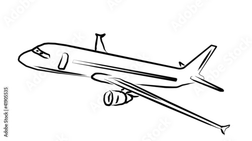 Illustration: Airplane Art Airplane Art