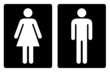 Toilet symbols simple