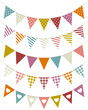 Vector: 5 Seamless Festoons Curve Pattern Retro Colour 5 Seamless Festoons Curve Pattern Retro Colour