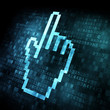 Cursor on digital screen