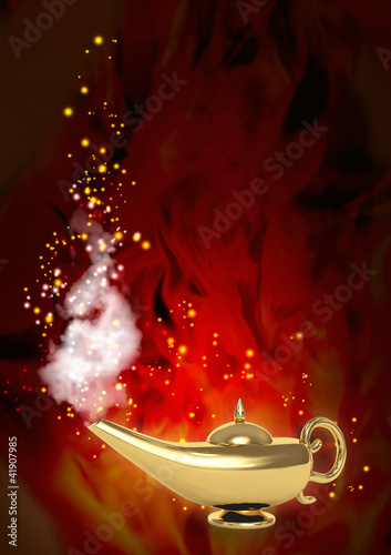 Illustration: Magic lamp Magic lamp