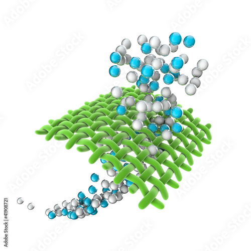 Illustration: Textilreinigung mit Waschmittel Textilreinigung mit Waschmittel