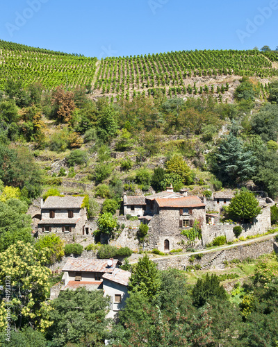 Photo: Terraced Vineyards of Malevall France Terraced Vineyards of Malevall France