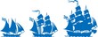 Sailboats at sea