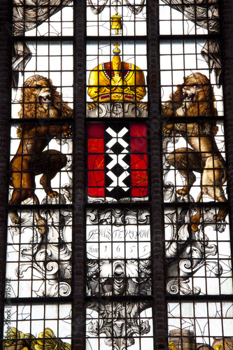 Photo: Church window from Amsterdam Church window from Amsterdam