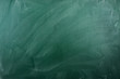 close up of an empty school green  chalkboard