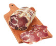 Salume italiano, coppa steccata Salume italiano, coppa steccata