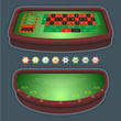 roulette table blackjack