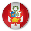 Badge with flag of Peru Badge with flag of Peru