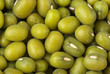 Abstract background: Green mung beans