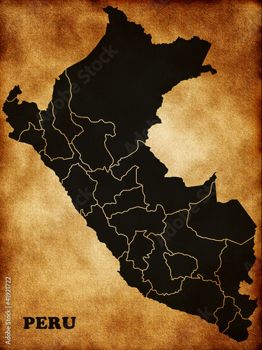 Illustration: Map of Peru Map of Peru