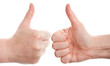 Gesturing hands