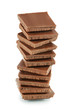 pile of milk chocolate blocks