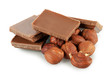 pile of milk chocolate blocks