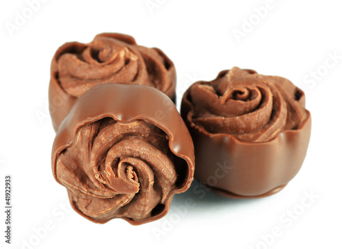 Photo: Tasty sweets from a milk chocolate Tasty sweets from a milk chocolate