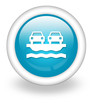 Light Blue Icon "Vehicle Ferry"