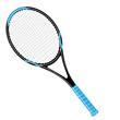 Tennisschläger schwarz / blau