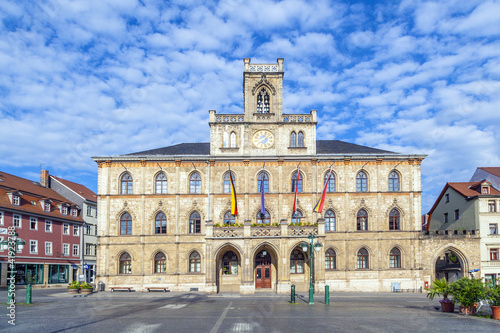 Photo: Town hall Weimar in Germany, UNESCO World Heritage Site Town hall Weimar in Germany, UNESCO World Heritage Site