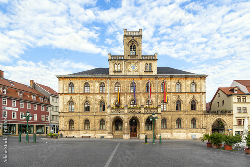 Photo: Town hall Weimar in Germany, UNESCO World Heritage Site Town hall Weimar in Germany, UNESCO World Heritage Site
