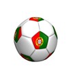 balón bandera portugal