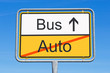 Illustration: Auto und Bus Auto und Bus