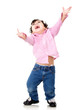Excited little boy